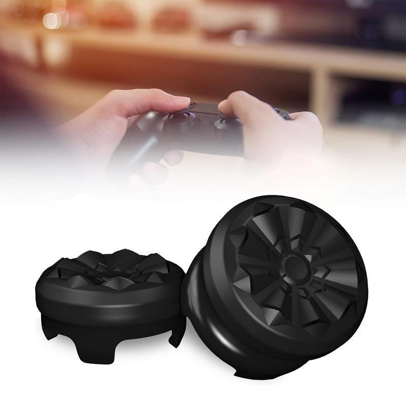 Gaming Grips with Thumbsticks, Thumbsticks Grips for PS4/PS5, XBOX, Professional Thumb Grips Joystick Cap Analog Stick Cover,Thumbsticks - 1 High-Rise & 1 Mid-Rise PS5/4
