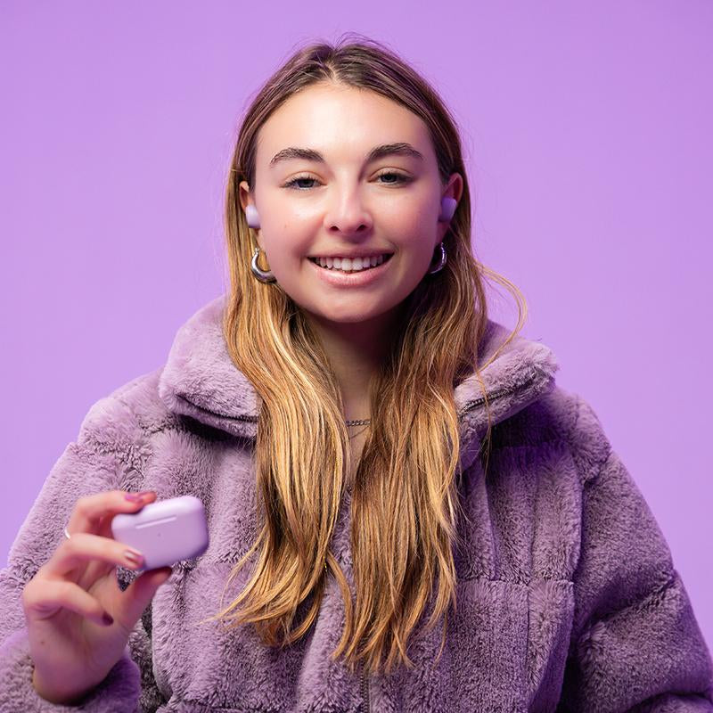 Jlab GO POP+ True Wireless Earbuds with 35+ Hour Playtime Dual Connect IPX4 Sweatproof Fast Charge 10 Minutes for 1+ Hour Playtime Rechargeable Bluetooth 5.3 Headset